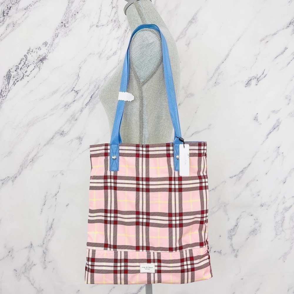 Rag & Bone | Addison Plaid Carryall Tote - Picture 13 of 15